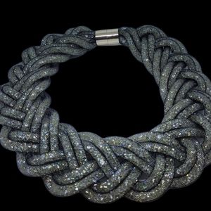 So Good Black & Silver Fashion Necklace